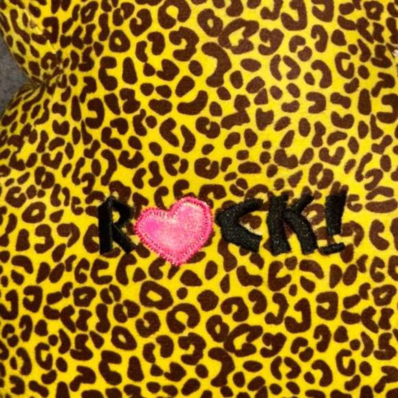 2025 Peeps EASTER BUNNY 15" LEOPARD PRINT Emo Punk Rock Rabbit Plush NEW + Tag - Picture 2 of 11